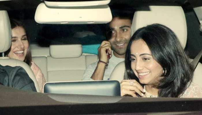 Rumoured love birds Tara Sutaria-Aadar Jain attend the screening of Marjaavan- See pics