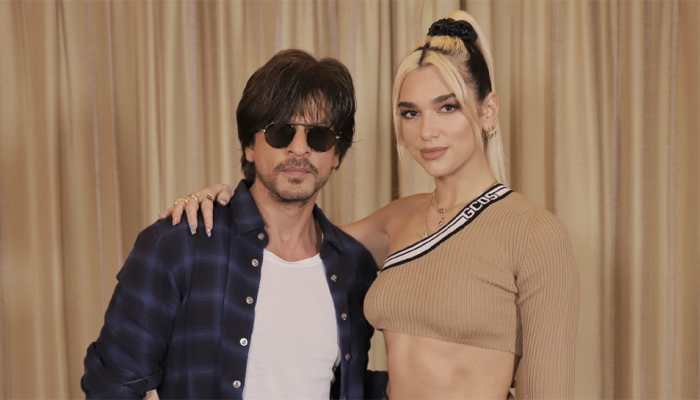 Shah Rukh Khan shares pics with pop-star Dua Lipa; wishes her luck before Mumbai concert