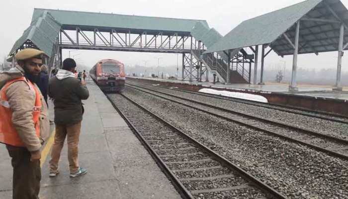 Rail services resume between Srinagar-Banihal in Kashmir valley