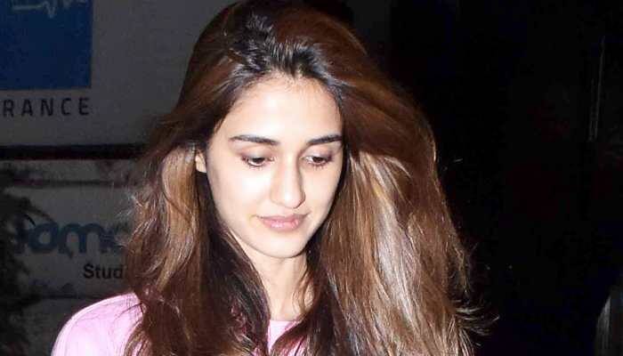 Disha Patani aces the casual look in pink and white—Pics