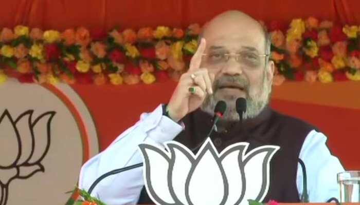 Amit Shah accuses Congress of delaying Ram Mandir construction in Ayodhya; blames party for scams in Jharkhand