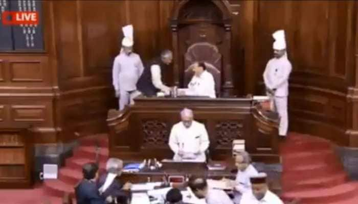 Uproar in Rajya Sabha over JNU student protest, water pollution