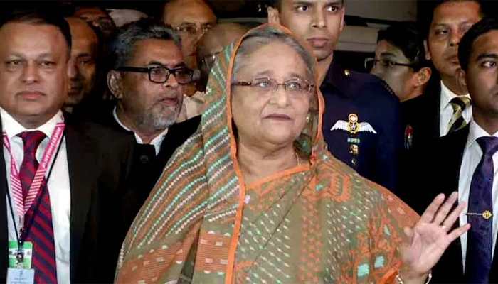 Came to watch 1st day-night Test on Sourav&#039;s invitation: Sheikh Hasina lauds BCCI president