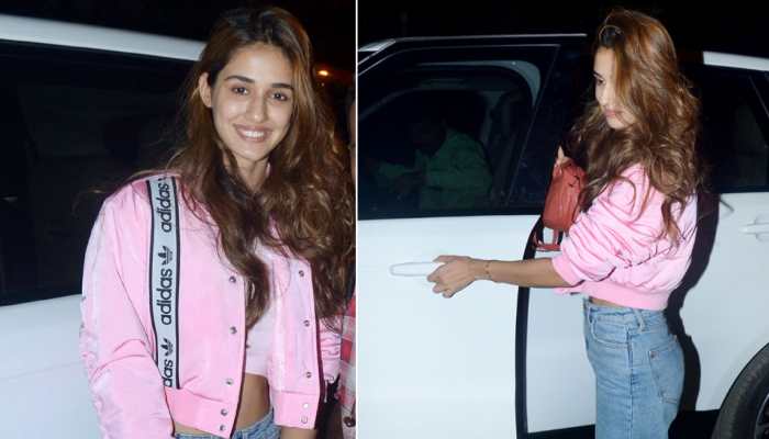 Disha Patani steps out in stylish crop top and loose denim jeans—Photos