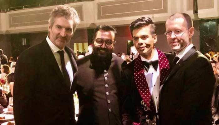 Karan Johar meets David Benioff, DB Weiss at 2019 International Emmy Awards