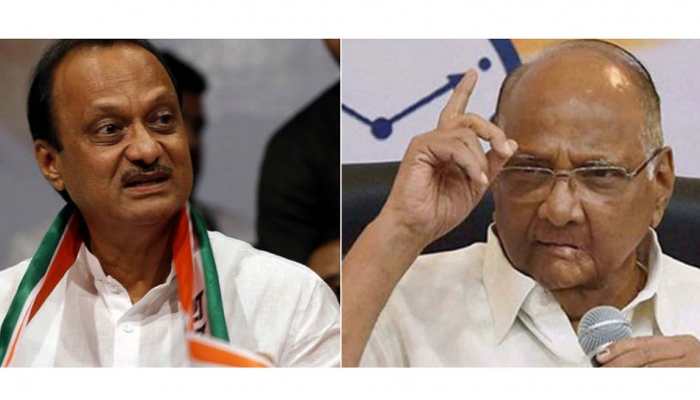 Ajit Pawar meets NCP chief Sharad Pawar after stepping down as Maharashtra Deputy CM