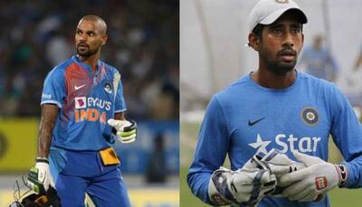 Twin blow for Team India; Shikhar Dhawan out of West Indies T20I series, Wriddhiman Saha undergoes surgery