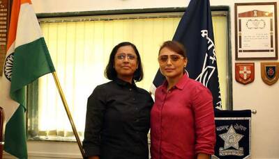Reel-life cop Rani Mukerji meets real supercop Archana Tyagi ahead of 'Mardaani 2' release – Pics