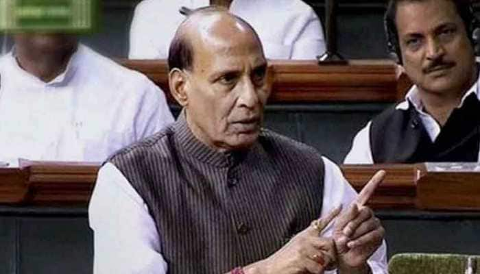 Condemn philosophy that describes Nathuram Godse as patriot: Rajnath Singh in Lok Sabha