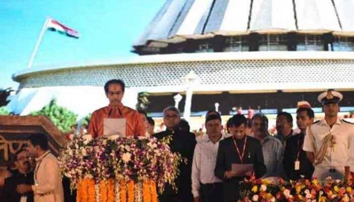 Uddhav Thackeray takes oath as Maharashtra CM along with six other alliance leaders