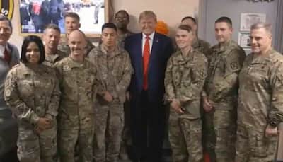 US President Donald Trump celebrates Thanksgiving with US troops in Afghanistan, says talks with Taliban revived