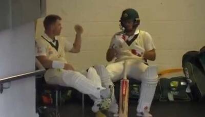 David Warner, Joe Burns play rock-paper-scissor ahead of 2nd Pakistan Test--Watch