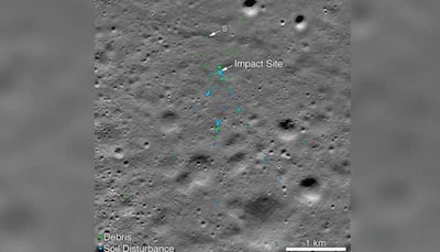 NASA finds Chandrayaan-2's Vikram Lander on moon's surface, releases images of impact site