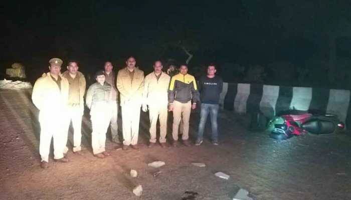 Two criminals arrested after encounter in Greater Noida's Surajpur; laptops, scooty, pistols recovered