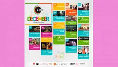 ZEE5 unveils their December - binge holiday calendar