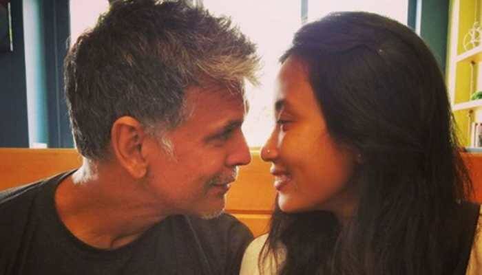 This throwback picture of Milind Soman gets an epic reaction from wife Ankita Konwar