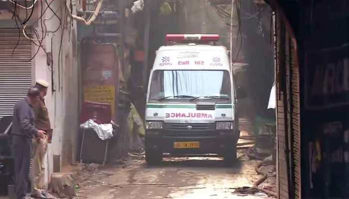 Delhi: Two rushed to hospital after fresh fire breaks out at Anaj Mandi building