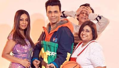 Karan Johar, Gauri Khan recreate 'Kuch Kuch Hota Hai' poster and Shah Rukh Khan's photobomb makes it picture perfect!