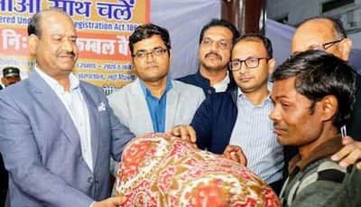 Lok Sabha Speaker Om Birla launches blanket bank in Delhi for poor people struggling in cold