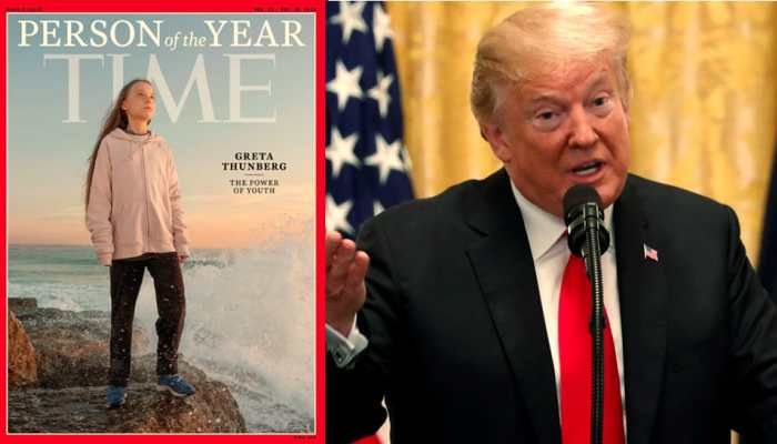 US President Donald Trump ridicules Time magazine's naming of climate activist Greta Thunberg as 2019 Person of the Year