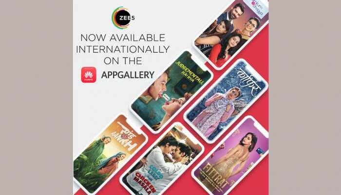 ZEE5 now available on the Huawei App Gallery in international markets