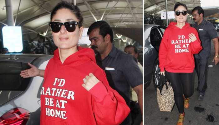 Kareena Kapoor Khan&#039;s red hoodie is what we need this winter—See pics