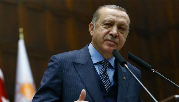 Turkish President Tayyip Erdogan says 50,000 Syrians fleeing Idlib to Turkey