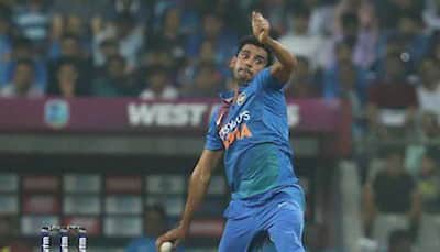 Navdeep Saini replaces injured Deepak Chahar for 3rd West Indies ODI