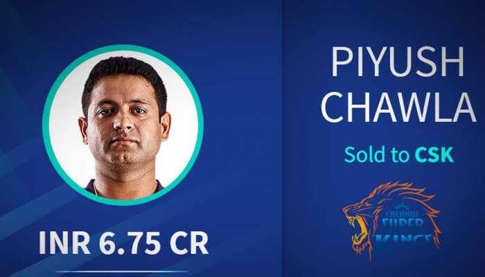 IPL Auction 2020: Piyush Chawla becomes most expensive Indian player