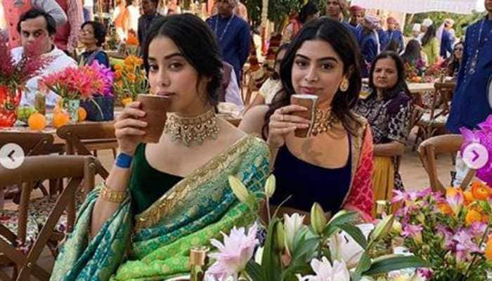 Khushi Kapoor gets a warm welcome from sister Janhvi Kapoor as she returns home for Christmas