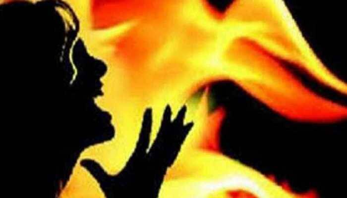 UP woman, who set herself on fire outside SP office, dies