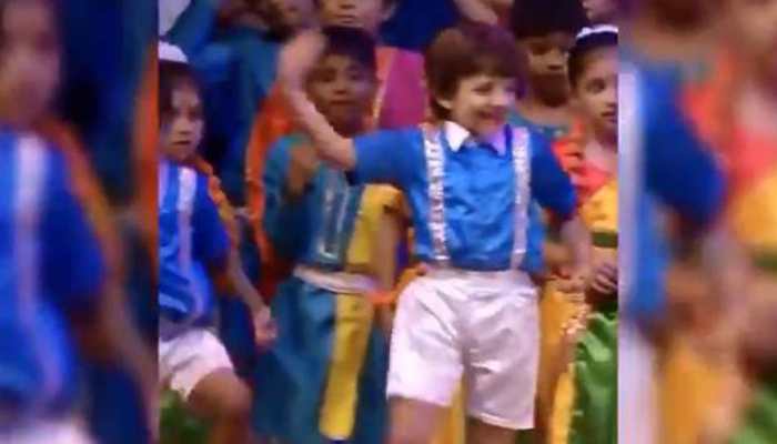 This video of AbRam performing on his school&#039;s annual function is going viral- Watch