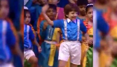 This video of AbRam performing on his school's annual function is going viral- Watch