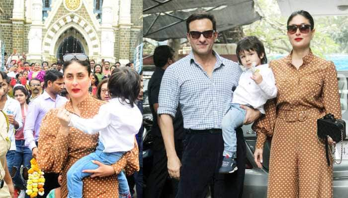 After praying at Mount Mary Church, Kareena heads to Kapoors Christmas bash with Saif Ali Khan and Taimur—Photos