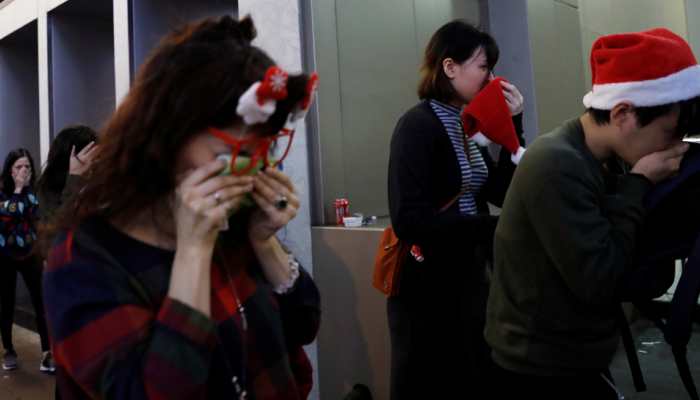 'It doesn't matter if it's Christmas': Hong Kong pro-democracy activists keep up protests
