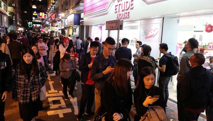 'We're all family now': Protesters gather for free Christmas dinner in Hong Kong