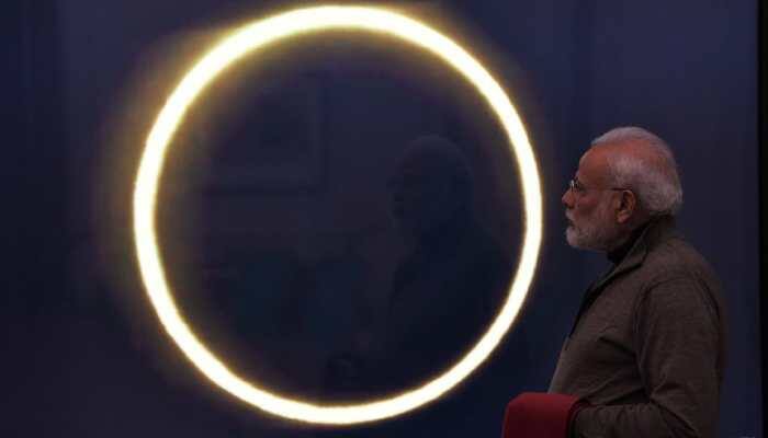 Unfortunately, could not see the sun, says PM Modi as cloud thwarts his plan to witness solar eclipse