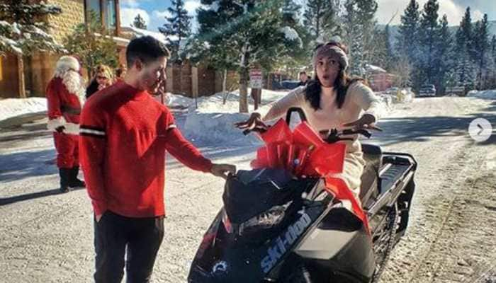 Priyanka Chopra-Nick Jonas&#039;s Christmas pictures will make you go green with envy