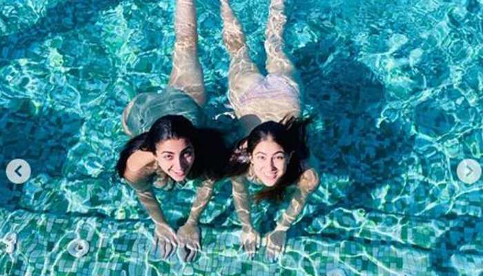 Sara Ali Khan&#039;s pool pics are breaking the internet- See inside 