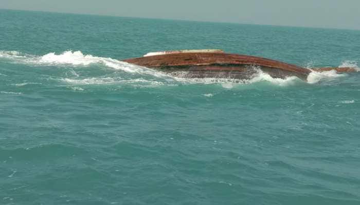 Fishing vessel capsizes in Digha, one fisherman missing