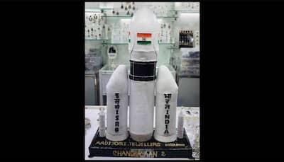 Jewelers in Jaipur craft hand-made silver replica of Chandrayaan-2, dedicate it to ISRO