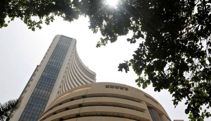 Sensex gains 100 points, Nifty crosses 12,250; Bharti Airtel, Adani Port advance