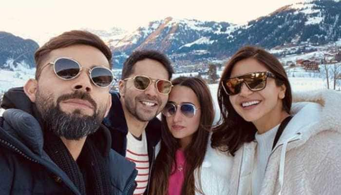 Virat Kohli-Anushka Sharma run into Varun Dhawan-Natasha Dalal in Gstaad 