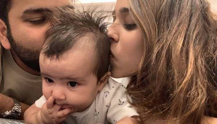 Rohit Sharma celebrates daughter's birthday, posts pics on social media