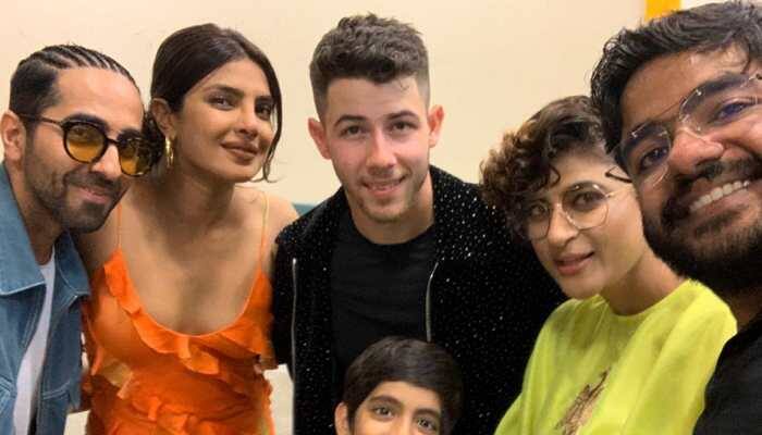 Ayushmann, family at Nick Jonas gig, daughter grooves with Priyanka