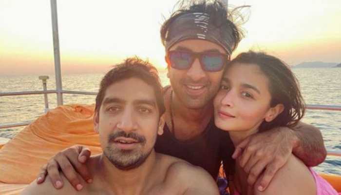'Good girl' Alia Bhatt poses with 'best boys' Ranbir Kapoor and Ayan Mukerji in pic going viral 