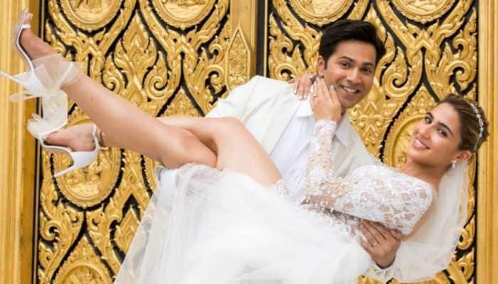 Varun Dhawan and Sara Ali Khan are all smiles in new glimpse from &#039;Coolie No 1&#039;