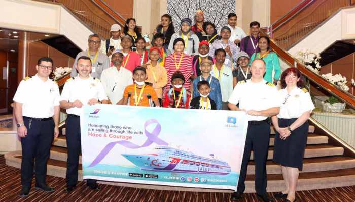 Jalesh cruise gives New Year gift to cancer affected children