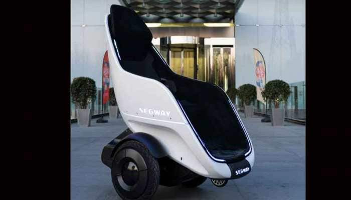 Segway unveils electric pod that looks more like an egg-shaped wheelchair