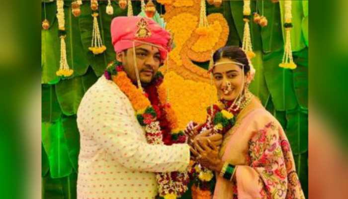 First pics from actress Nehha Pendse&#039;s wedding to Shardul Singh Bayas